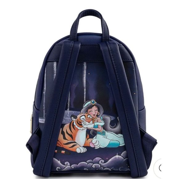 Loungefly disney jasmine raja castle series mini backpack NWT IN PACKAGING - Picture 4 of 11